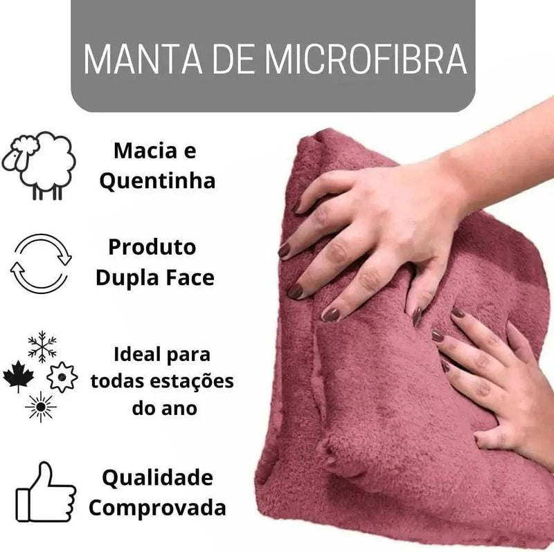 Cobertor casal de microfibra - Top-shoop