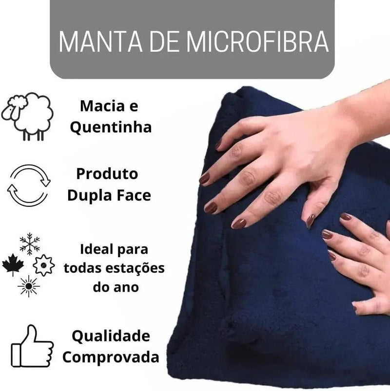 Cobertor casal de microfibra - Top-shoop