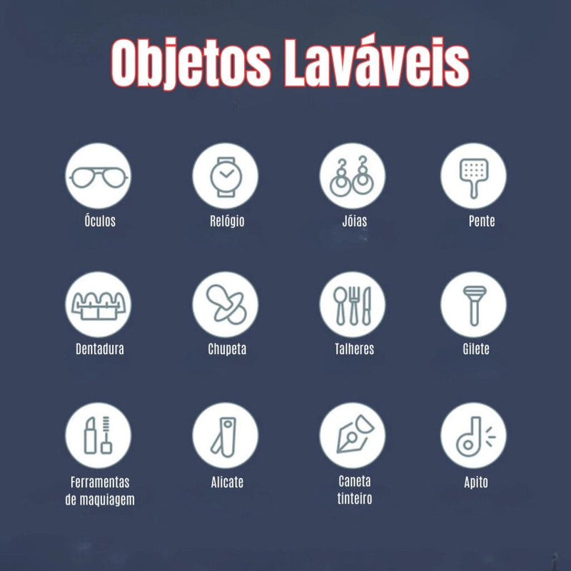 Limpador de joias ultrassonico Zeppy